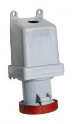 ABB Stotz-Kontakt 4125RS1W, настенная розетка для поверхностного монтажа, 125 А 1 ч, IP67, 3P+N+E, 2CMA167272R1000