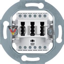 Berker 454409 TAE розетка 2 x 6/6NFF полярно-белые матовые модульные вставки