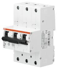 ABB Stotz-Kontakt S753DR-E63, S753DR-E 63 выб. главный выключатель SHU E-Char.,25кА,63А,3П, 2CDH783001R0632