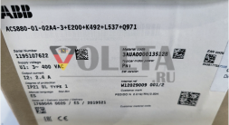Преобразователь частоты ABB ACS880-01-02A4-3+E200+K492+L537+0971