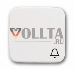 Busch-Jaeger 2520KI-214 Reflex SI, Выключатель крышка, c символом звонок цвет: альпийский белый