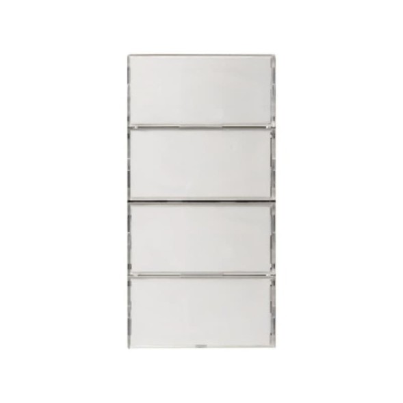 Berker 75164780 S1 KNX сенсорный комфорт четверная  для белый/цвет:полярная белизна цвет: кремово-белый, тон:глянец