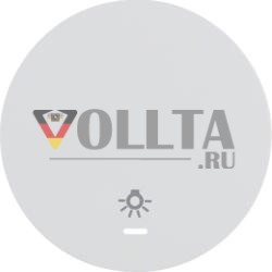 Berker 16212079 Клавиша с прозрачной линзой и отпечатанным символом светлая полярно-белая, глянцевая Berker R.1/