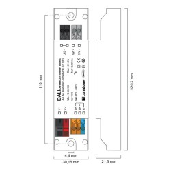 LUNATONE 89453845-500GMDE DALI LED диммер 500 мА DT6, в соответствии с - | 2-кратный