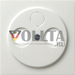 Gira 086940 S-Color Антенная розетка крышка, цвет:чисто белый, тон:глянец
