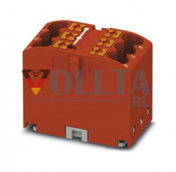 Phoenix Контакт 3273268 PTFIX 6X 2,5 RD Базовая клемма можно собрать 6 точек подключения , цвет: красный