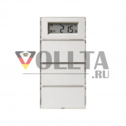 Berker 75663780 S1 сенсорный Регулятор температуры помещения,3 группы,  для белый/цвет:полярная белизна цвет: кремово-белый, тон:глянец