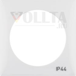 Berker 918272599 рамка с тиснением «IP44» полярно-белый, глянцевый Integro Flow