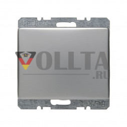 Berker 6710440004 Arsys Заглушка крышка, c цокель/крепление цвет: благородная сталь