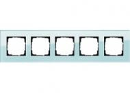 Gira 021518 5-позиционная рамка Gira Esprit Glass Mint