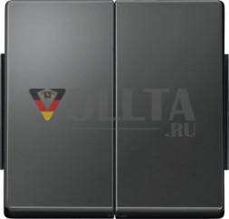 Schneider серия: Merten 343514 Aquadesign серийный выключатель крышка, цвет:антрацит