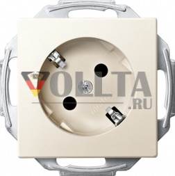 Schneider серия: Merten MEG2370-0444 System M SCHUKO-розетка 16А, цвет: кремово-белый, тон: матовый
