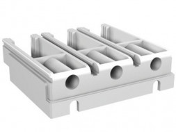 ABB Stotz-Kontakt ADP MONT. FIXED TERM. x PF XT1 3p, адаптерное соединение, фиксированное на вставном XT1 3P аксессуаре для выключателя XT1 адаптер, 1SDA066305R0001