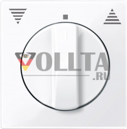 Schneider серия: Merten 567125 System M Rollladen-Tastrastschalter крышка, цвет:белый, тон:глянец
