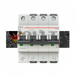Автоматический выключатель Busch-Jaeger 2CDS384088R0065 EN254B06 B 25kA 6A 4P