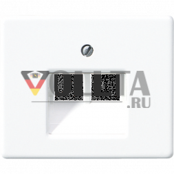 Крышка Jung SL569-2UASW для соединительных коробок IAE/UAE 2 x 8-контактная, окрашенный алюминий, серия SL, черная
