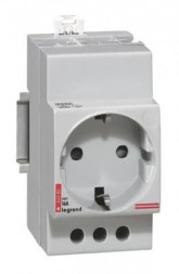 Legrand 004285 розетка 16A REG Крепится на DIN-рейку