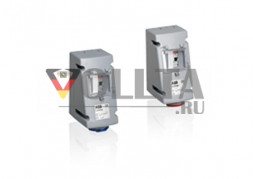 ABB Stotz-Kontakt 416RPM4W, настенная розетка для поверхностного монтажа, 16 А 4 ч, IP67, 3P+N+E, с LSS, 2CMA168213R1000