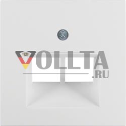 Berker 14091909 Центральная часть для розетки UAE 2-канальная полярно-белый матовый Berker S.1/B.3/B.7