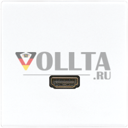 Система мультимедийного подключения Jung MALS1112WW HDMI, серия LS, альпийский белый