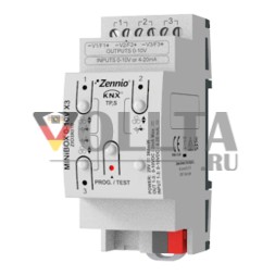 ZENNIO ZIO3X010 KNX универсальный актуатор MINIBOX 0-10 В | 3-канальный