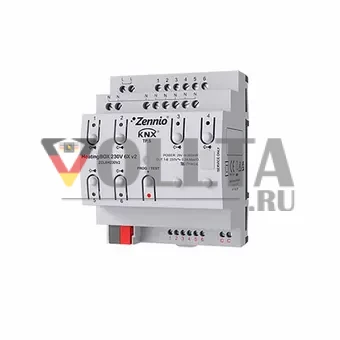 ZCL6H230V2  HeatingBOX 230V 6X v2. Сервопривод для систем отопления на 6 выходов (230 В ) и 6 входов.