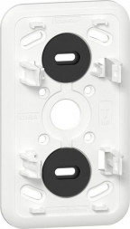 Gira 305211 2f+K/P клавишный выключатель/SCHUKO AP rws монтажная пластина