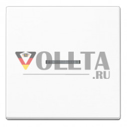 Клавиша Jung A101KO5BFWW со световодом для однопозиционной кнопки, термопластик, серия A, альпийский белый