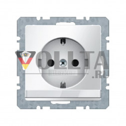 Berker 41496089 Q1 SCHUKO-розетка  16А, цвет:полярная белизна