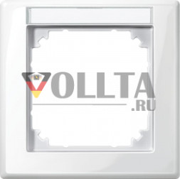 Schneider серия: Merten 470119 M-Smart рамка 1-я, цвет:полярная белизна, тон:глянец