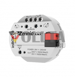 ZIOIB20V3 — inBOX 20 v3 Многофункциональный KNX-актуатор для скрытого монтажа, 2 выхода по 16 А