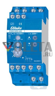 Eltako 21400401 EGS12Z2-UC Групповой выключатель защиты от перенапряжения UC 2+2 Замыкающий без потенциальный 5A/250VAC