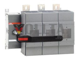 ABB Stotz-Kontakt OS1250D03P, выключатель нагрузки для предохранителя, 3-полюсный, 1250A с ручкой и валом, 1SCA105475R1001
