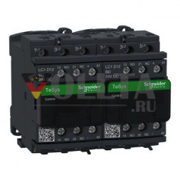 Schneider Electric LC2D12BDV 3-полюсный 12A 24VDC реверсивный контактор
