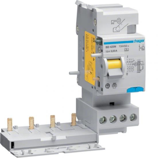Hager BD425N FI блок 4-полюсный 25/0, 03A тип A