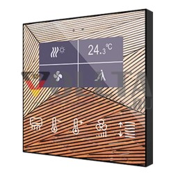 ZENNIO ZVIFDV2 KNX сенсорная кнопка с плоским дисплеем | По умолчанию | настраиваемый