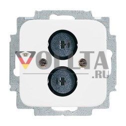 Busch-Jaeger 2147 U-214 центральная пластина, с опорным кольцом альпийский белый