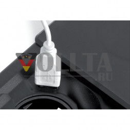 EVOline Square80 Black 1x питание / 1x USB / 1x выдвижной кабель RJ45