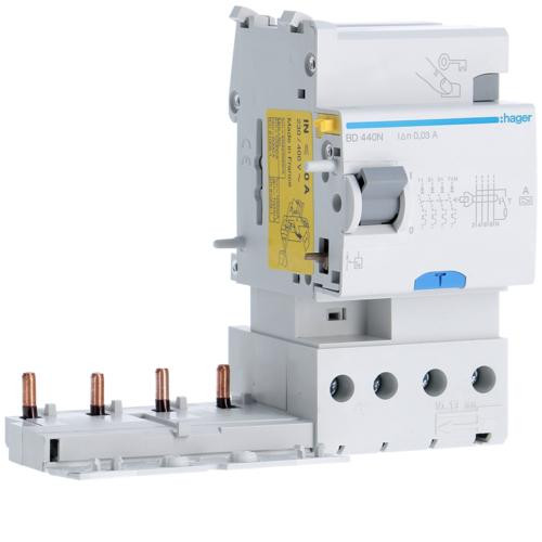 Hager BD440N FI блок 4-полюсный 40/0, 03A тип A