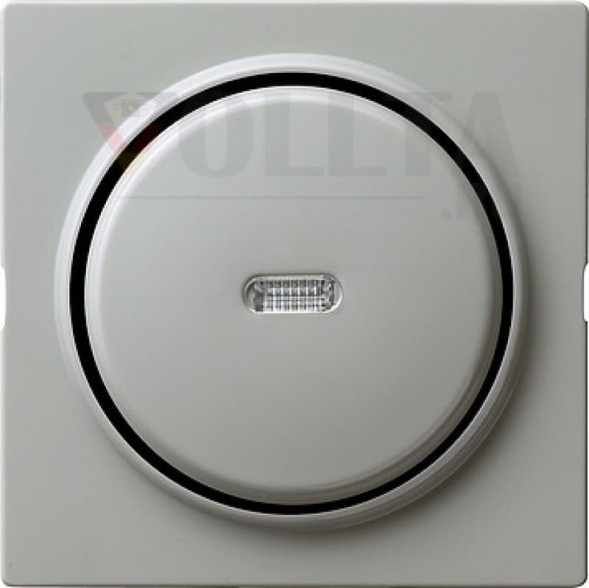 Gira 013642 S-Color Контрольный выключатель с  подсветкой, 10А, универсальный  выключатель/переключатель, цвет:коричневый , тон:глянец