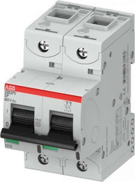 ABB Stotz-Kontakt S802PV-SP5, предохранитель для цепи S802PV-SP5 800 В постоянного тока, 5 А, 2-полюсный, 2CCF019596R0001