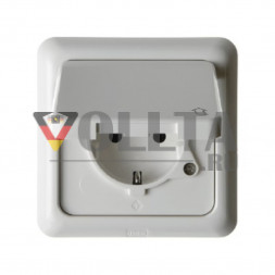Berker 471809 WG UP SCHUKO-розетка 16А, цвет:полярная белизна, тон:глянец
