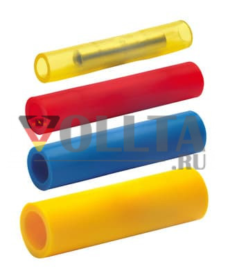 Klauke 670 Стыковой соединитель цвет: красный изолированные, 0,5-1,0mm