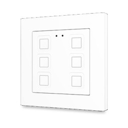 Сенсор кнопки ZENNIO ZVIT55X6W KNX Tecla 55 | 6-канальный | белый