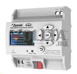 Zennio ZDI-DLI DALIBOX Interface 64/32 REG KNX