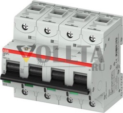 ABB Stotz-Kontakt S804PV-SP16, предохранитель для цепи S804PV-SP16 1500 В постоянного тока, 16 А, 4-полюсный, 2CCF019624R0001