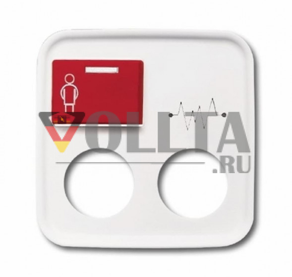 Busch-Jaeger 2548-071D-214 Reflex SI,  модуль вызова  крышка, цвет: альпийский белый