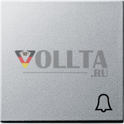 Gira 028626 System55 крышка, c символом звонок цвет: алюминевый