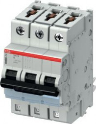 ABB Stotz-Kontakt S403M-K63, автоматический выключатель K, 63A, 10kA, 3P, втычной, 2CCS573001R0597