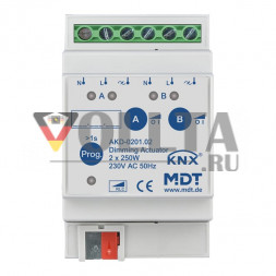 MDT AKD-0201.02 2ф. 4TE REG 250W 230VAC диммер-актуатор